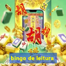 bingo de leitura